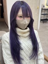 ラビス クローバー(Lovis clover) ラベンダーカラーレイヤーカット♪あゆむ