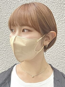 オアハカタ(oa hakata) オレンジベージュ☆ラウンドマッシュ