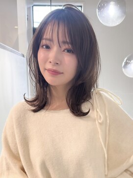 ロンドエニカ 大宮(Lond enika) 大人ガーリー/ダークアッシュ/似合わせ/レイヤーショート☆205