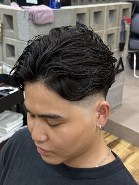 スウェル 千葉店(Swell) スキンフェードオールバックパーマ