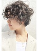 ショートボブパーマ/ウェーブパーマ/ドライパーマ