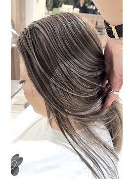 アッシュ 大宮店(Ash) 縮毛矯正毛/ミルクティーハイライトバレイヤージュ