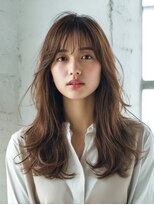 テーラヘアー 五井(TELA HAIR)&nbsp;前髪あり顔まわりレイヤーロング【TELAHAIR五井】