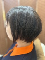 ナゴミ(NAGOMI)&nbsp;ショートボブ／カーキブラウン／40代／仙台／髪質改善