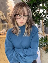 .elice 心斎橋 ダブルカラー/ウルフレイヤーカット【9/1NEWOPEN(予定)】 セミロングアンブレラカラーミニウルフショートウルフ前髪50代