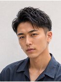 好印象ジェントルショート無造作パーマ×骨格補正センター