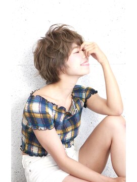 コークス 原宿 表参道(COKETH) [コークス]ニュアンスカールショートモーブカラー[浦本伸次]