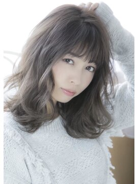 ロンド パルティール 大宮(Lond partir) 【神田安優奈】大人可愛いミディアムヘアのグレージュスタイル