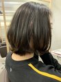 オーブ ヘアー ティナ 本八幡店(AUBE HAIR tina) ミディアムボブスタイル☆毛先を巻いて柔らかな質感に♪