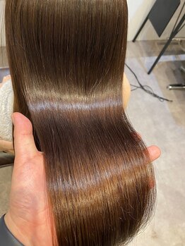 キャバノン(CABANON)の写真/【和歌山市駅】CABANON人気メニュー『ケラチントリートメント』自然にクセを伸ばし、潤い溢れるツヤ髪に♪