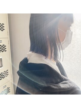 ロミー(Romy) ラフなお洒落感☆ラインボブ