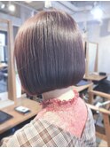 【透明感】ミニボブ