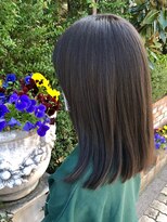 ピュア ポイント 和光店(PURE POINT) アッシュカラー/セミロングボブ/ナチュラル可愛い/切りっぱなし