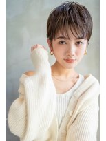 オースティン 流山おおたかの森(AUSTIN)&nbsp;大人かわいい前髪セシルカットココアブラウンフリンジウェーブ