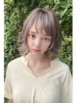 リークフー(Ree cu fuu)&nbsp;大人かわいいフェザーバングのボブスタイル♪藤沢