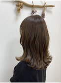 質感で作るミディアムウルフ
