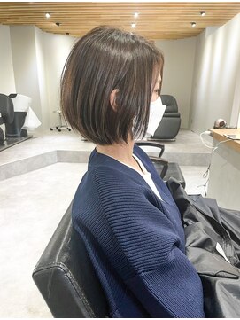 サロンドミルク 新百合ヶ丘店(salon de MiLK) 大人可愛いショートボブ［新百合ヶ丘］