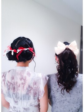 ヘアーアンドメイク ディライト(Hair&Make Delight) お団子ツインと