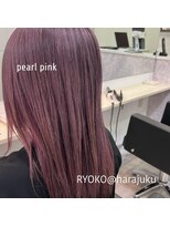 ワット 原宿店(W)&nbsp;原宿髪質改善ベージュカラーブリーチなし韓国レイヤーハイライト