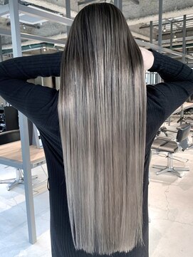 アイティーバイアルバム 八王子店(IT by ALBUM) バレイヤージュ_ホワイトグレージュネビージュ_ba396952