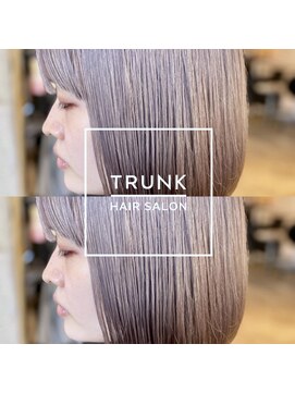 トランク(TRUNK) 【BOB×ラベンダーグレージュ】