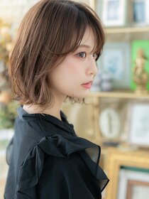 カバーヘア ブリス 北浦和(COVER HAIR bliss) シースルーバング伸ばしかけレイヤーロブTb1北浦和20代30代40代!