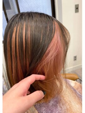 ムゲルカ エン(mugelca e'n) アンブレラカラー(ブラック×ピンク)