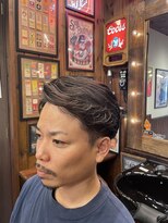 ヘアーデザイン スワロー(hair design Swallow) 七三ツーブロック メンズカット