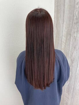 シエル 立川店(CIEL) 【CIEL×久光】ピンクブラウン×ストレートロング