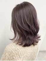 アオアクア バイ グルグル 小岩店(ao akua by GULGUL) 大人バレイヤージュ スモークピンクパープル