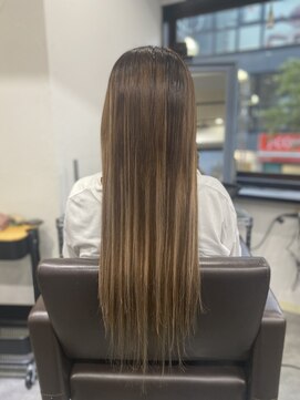 プルエクステのお店ネクスト(NEXT) #プルエクステ #ダイヤモンド毛質 #エクステ #MIX #ハイライト