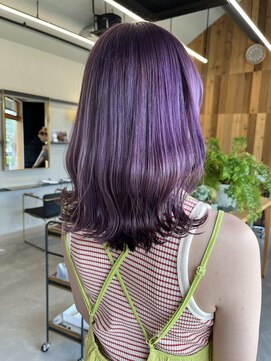 パルムヘアー(Palm hair) purple×pink