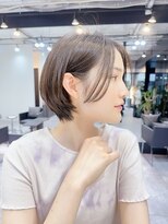 ファンナギンザ(FaNNa ginza) ブリーチなし/透明感/グレージュ/大人ボブ/ショートヘア/小顔