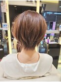 大人可愛い20代30代40代50代丸みショート田嶋004