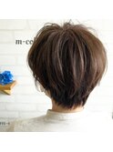 大人ショート/丸みショート/グレイカラー/◎30代40代50代