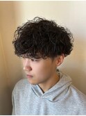 波巻きスパイラルパーマ
