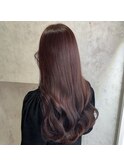 ピンクブラウン/カシスカラー/艶感カラー