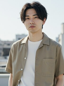 キャンバス バイ ネオリーブ 横浜西口(Canvas by neo.) フェザーパーマ/センターパート/ニュアンスパーマ/マッシュ/横浜