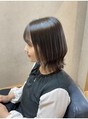 「酸性ストレートでつくる★ツヤ感くびれボブ」