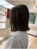 切りっぱなしボブ