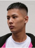 MEN'S/クロップ×スキンフェード/短髪/黒髪