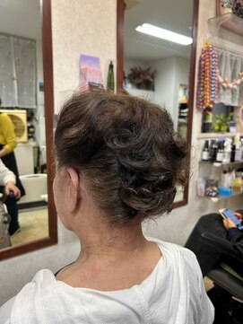 サロン ド シルク ４０代５０代/６０代ショートボブ前髪あり