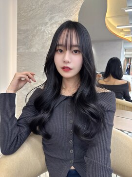 ロンドガーネット 池袋(Lond garnet) オリーブグレー/レイヤーカット/黒髪/マロンベージュ/池袋