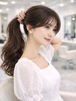 プティ(PUTY) 神戸三宮 韓国レイヤーカット 顔まわりカット