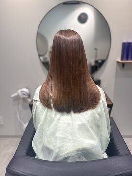 コル 市川(cor) 再整ケアカラー(髪質改善)×まろみベージュ