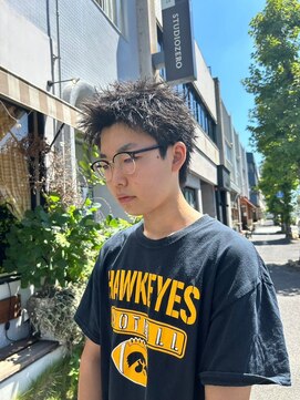 エディ(Edy) スパイキーショートメンズ刈り上げボックスショート眉毛カット