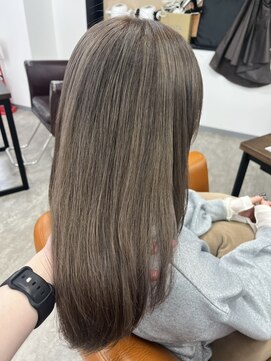 リシャルム 新保店(Re charme) 【透明感たっぷり】ハイライト×グレージュカラー