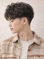 メンズ ルシードスタイル アウラ 松戸市五香(LUCIDO STYLE Aura) センターパートパーマソフトツイストパーマ大学生短髪パーマ