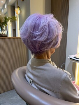 ウインナーヴィジョン 栄 久屋大通店(WINNER VISION) 【大人のファッションカラー】お白髪を生かしたマニキュアカラー