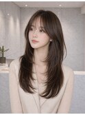 ワンホンレイヤーxダークブルーx髪質改善